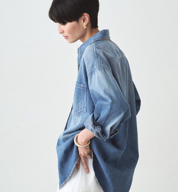  「【JAPAN MADE】BASICデニムシャツ」|シャツ・ブラウス|