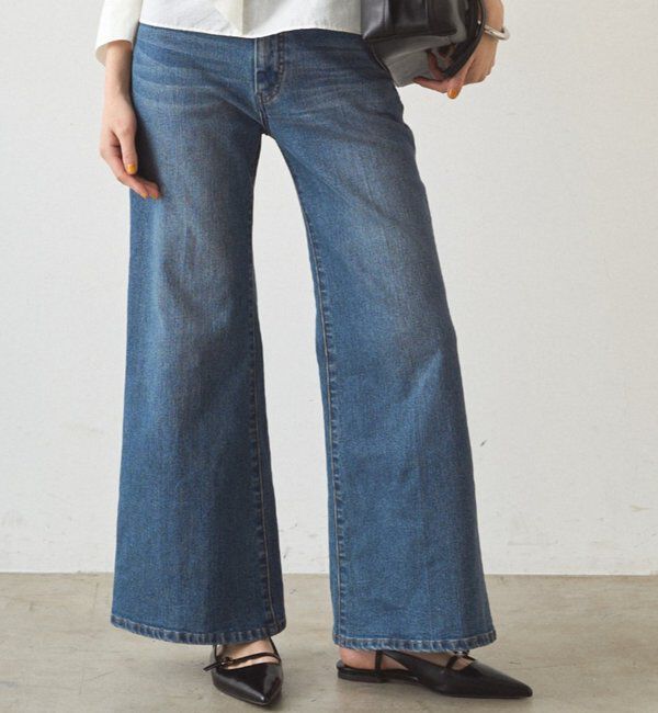  「【GALENA/ガレナ】ストラップポインテッドフラットパンプス」|パンプス|