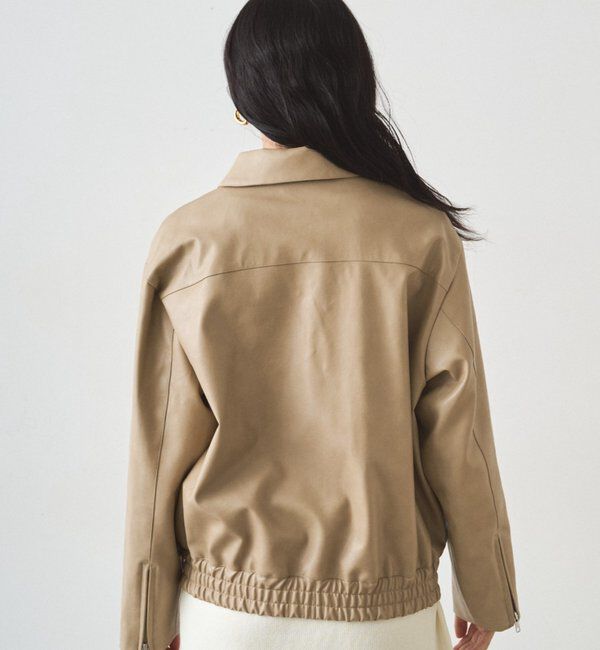  「フェイクレザージャケット」|ベスト・ジレ|