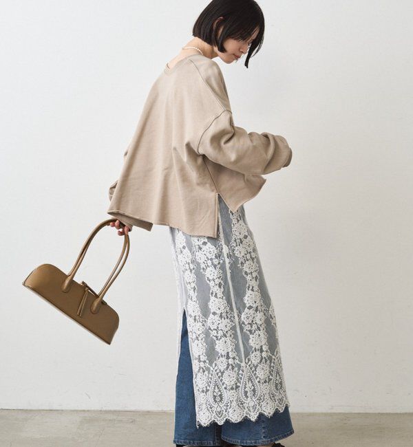  「スキッパーショートスウェット」|Tシャツ・カットソー|