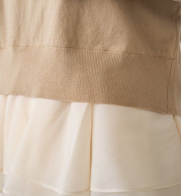  「ペプラムニットカーデ」|ニット・セーター|