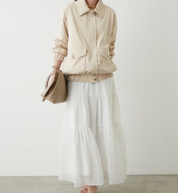  「フェイクスウェードブルゾン」|ブルゾン・スタジャン|