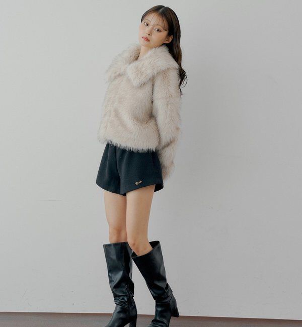  「ファーショートコート」|その他|