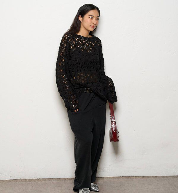  「【低身長・高身長対応】スラッシュポケットスウェットイージーパンツ」|チノ|