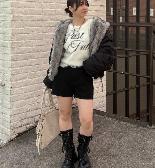  「【お気に入りNO.1】2WAY リバーシブルファーブルゾン」|ブルゾン・スタジャン|