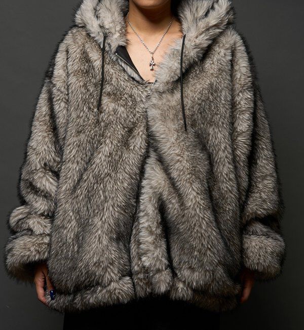  「【お気に入りNO.1】2WAY リバーシブルファーブルゾン」|ブルゾン・スタジャン|