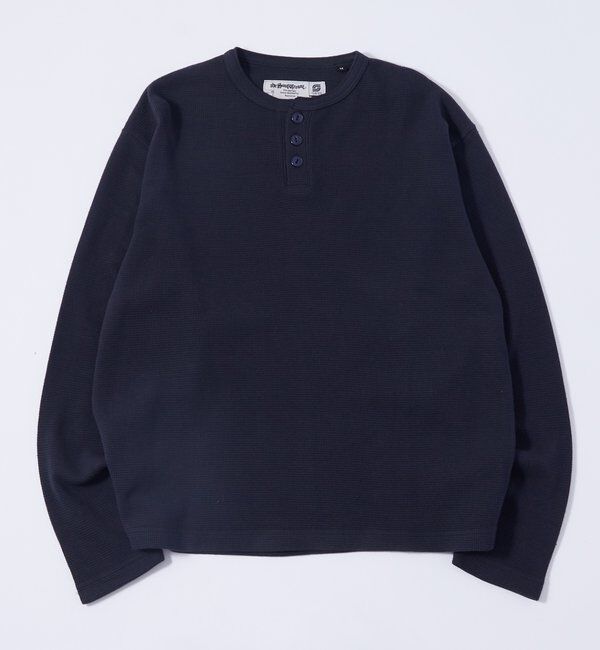  「【UNISEX】Sourcreamワッフルヘンリーネックトップス」|Tシャツ・カットソー|