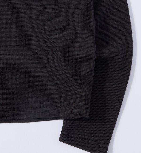  「【UNISEX】Sourcreamワッフルヘンリーネックトップス」|Tシャツ・カットソー|