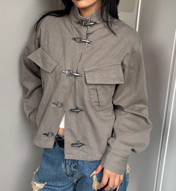  「ファイヤーマンミリタリーシャツジャケット」|ブルゾン・スタジャン|