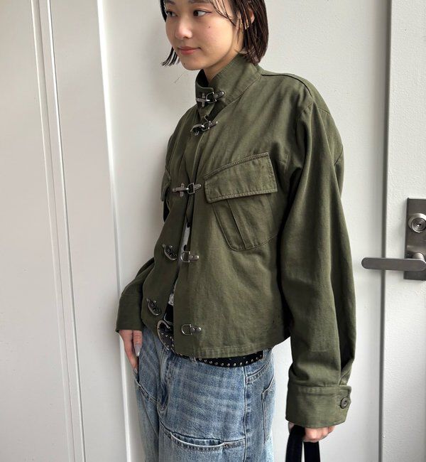  「ファイヤーマンミリタリーシャツジャケット」|ブルゾン・スタジャン|