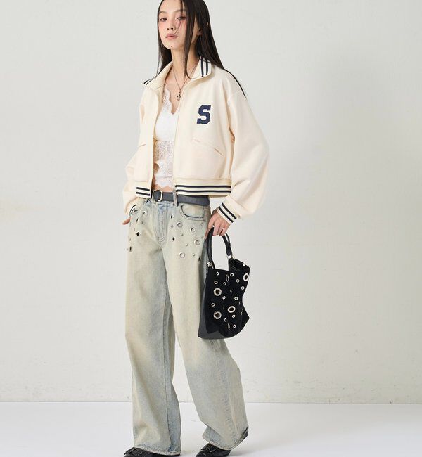  「アイレットローライズデニム」|デニム|