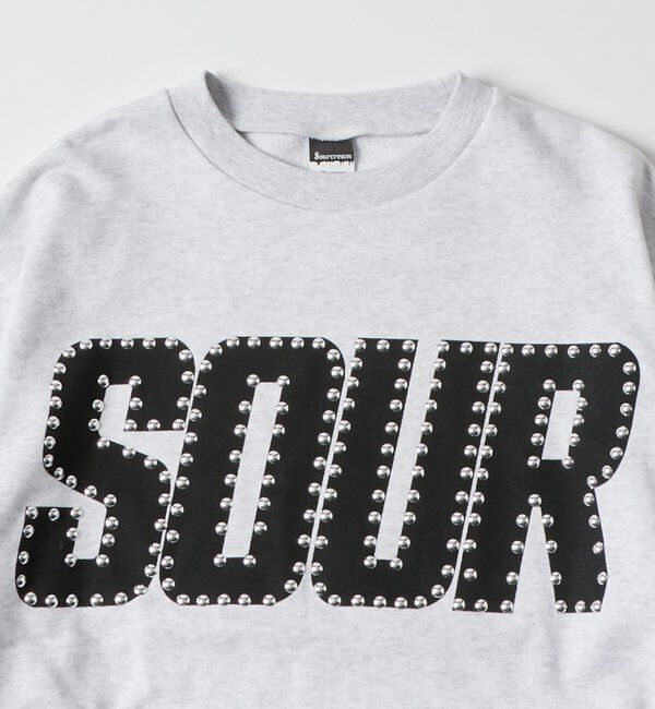  「【UNISEX】Sourcream スタッズクルースウェット」|Tシャツ・カットソー|