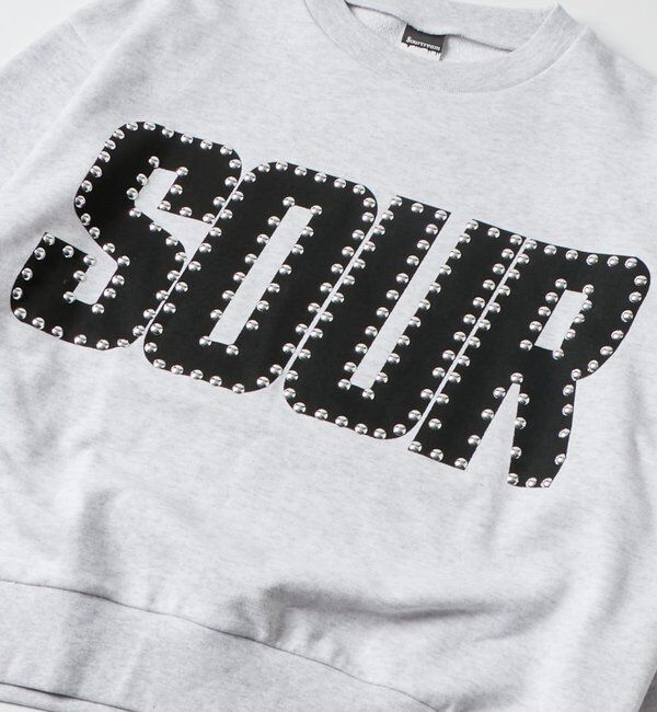  「【UNISEX】Sourcream スタッズクルースウェット」|Tシャツ・カットソー|
