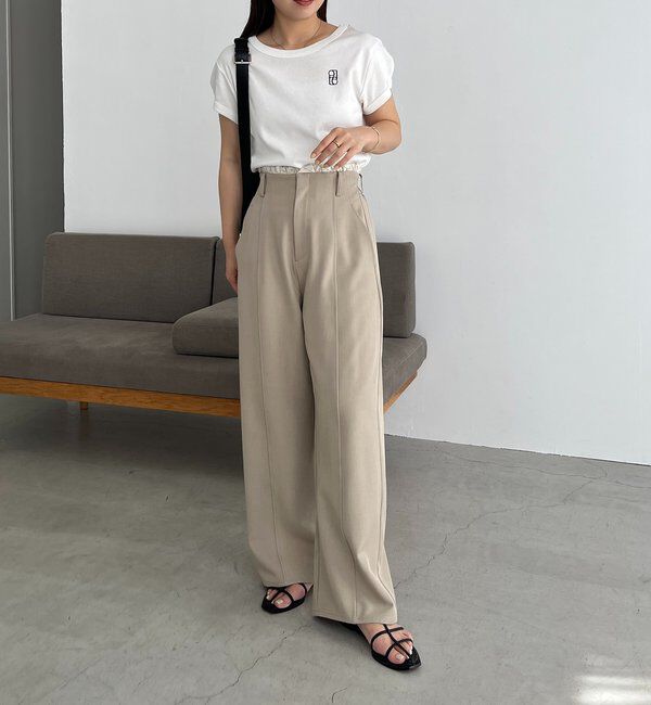  「フリルウエストパンツ」|チノ|