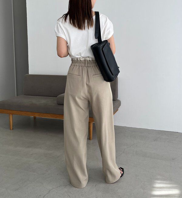  「フリルウエストパンツ」|チノ|