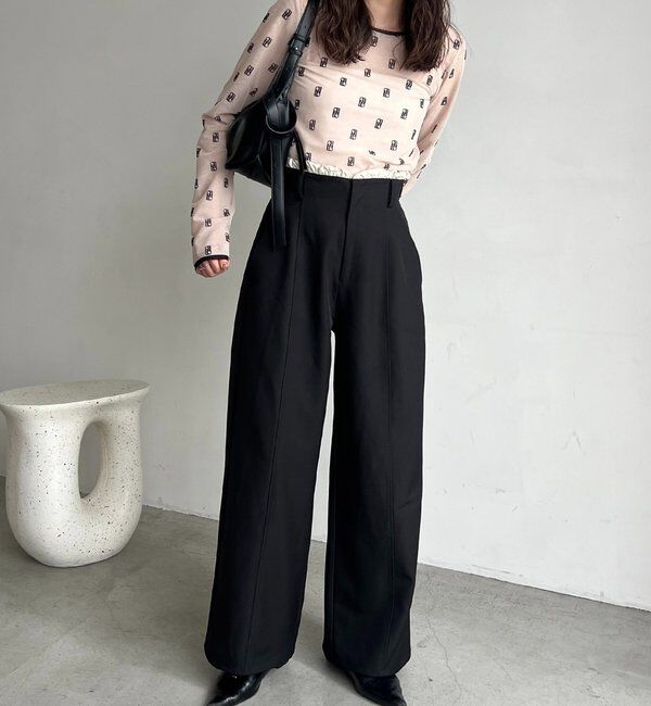  「フリルウエストパンツ」|チノ|