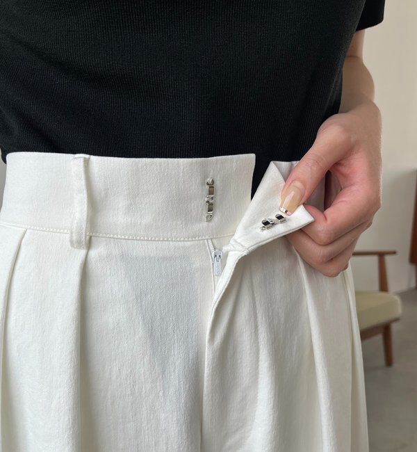  「【選べる4サイズ展開】2タックコットンパンツ」|チノ|