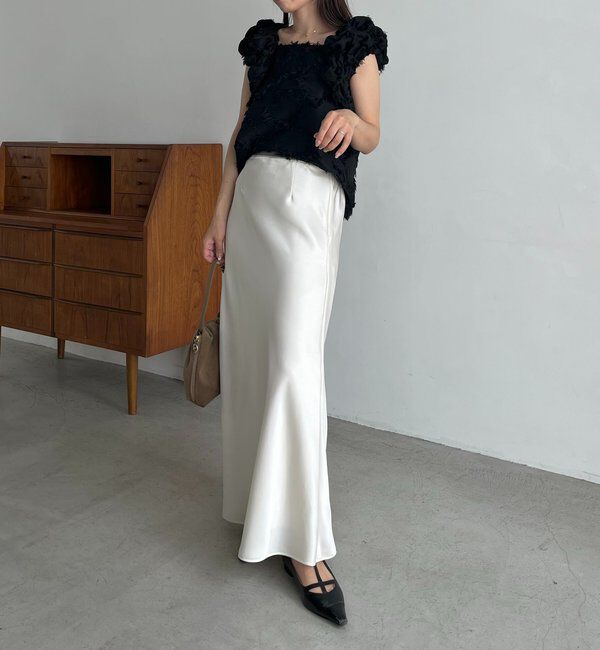  「【SNSで話題！/オケージョンにも◎】ジャガードパフショルダートップス」|シャツ・ブラウス|