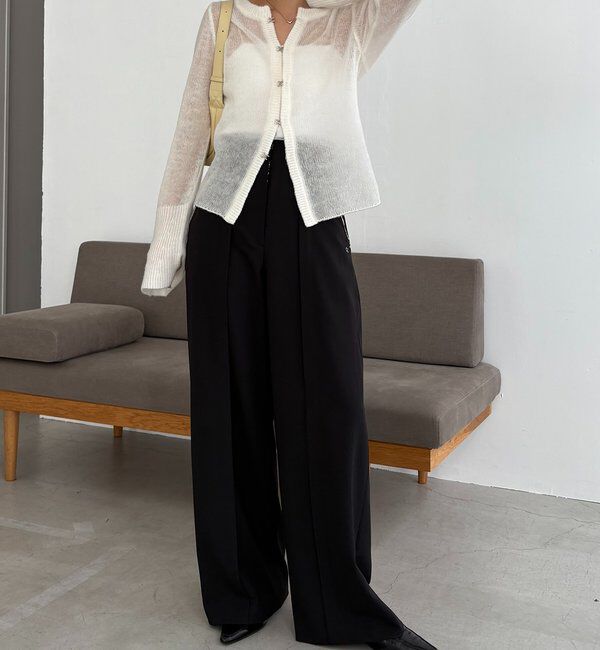  「〈C.L〉カットオフハイウエストパンツ」|チノ|