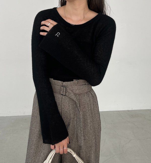  「〈C.L〉カシミアウールフレアスリーブニット」|ニット・セーター|