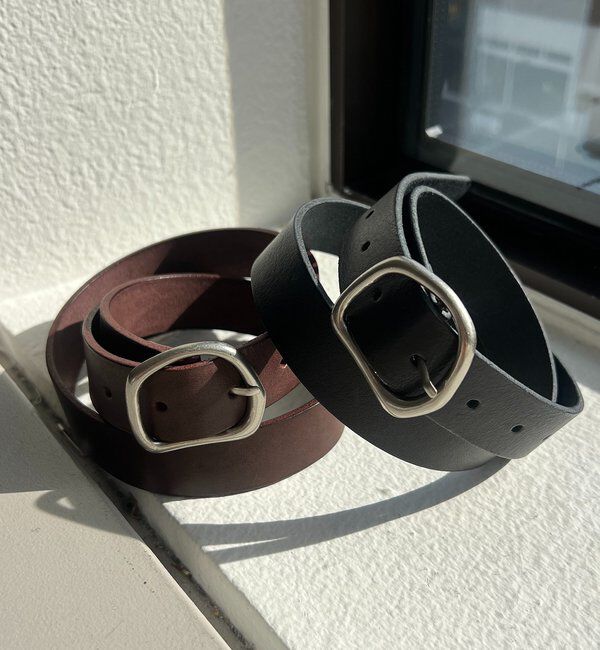  「ニュアンスバックルスリムベルト」|ベルト|