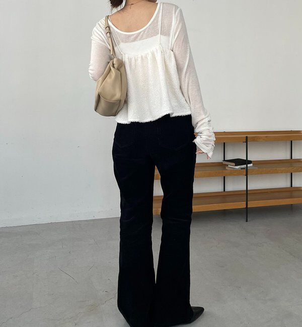  「ボアフレアキャミ」|シャツ・ブラウス|