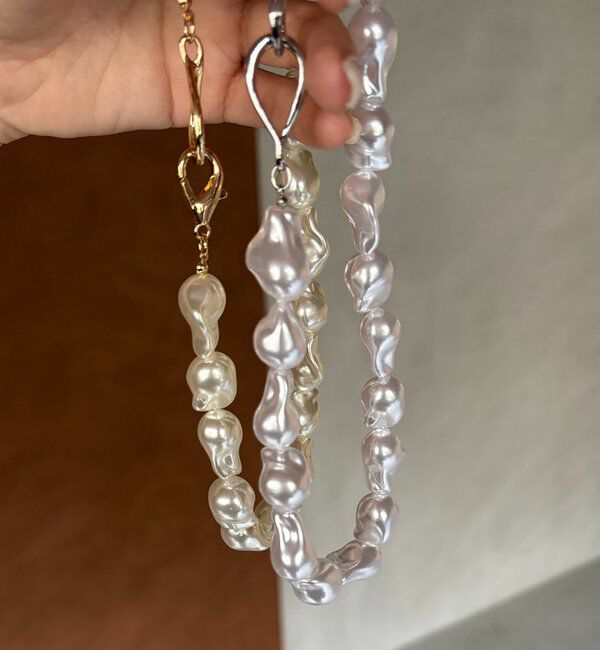  「〈GOLDY/ゴールディ〉バロックパール風ネックレス」|リング|