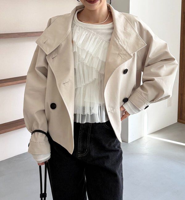  「【kon企画】フリルドッキングロンT」|Tシャツ・カットソー|