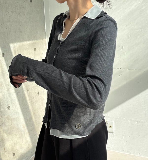  「【サスティナブル】〈C.L〉シアーレイヤードリブロンT」|Tシャツ・カットソー|