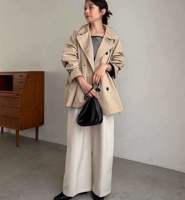  「【サイズ展開あり】バックギャザーコート」|その他|