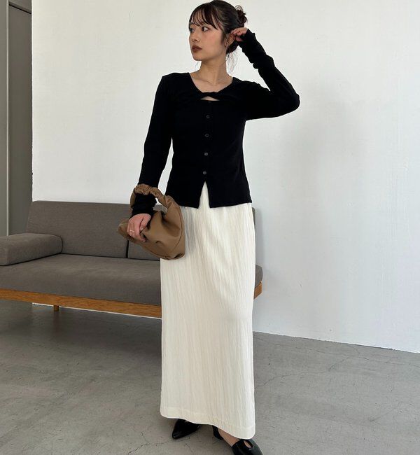  「ツイストネックT」|Tシャツ・カットソー|