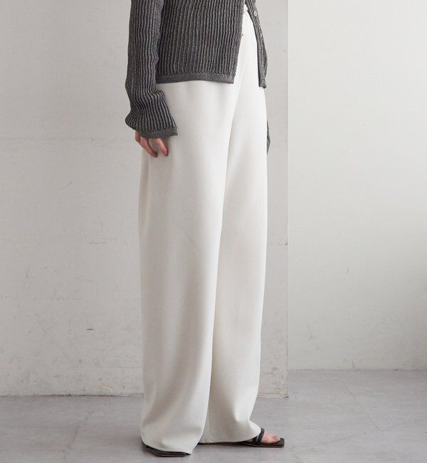  「ダブルクロスワイドパンツ」|チノ|