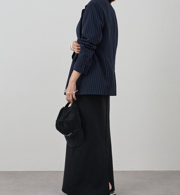  「ストライプビッグジャケット」|テーラードジャケット|