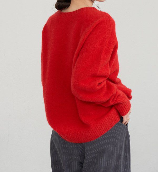  「ファーウールクルーネックニット」|ニット・セーター|