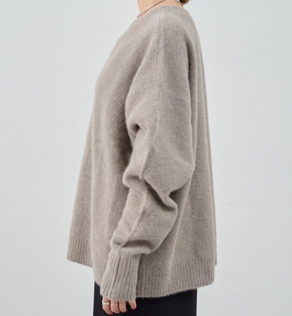  「ファーウールクルーネックニット」|ニット・セーター|