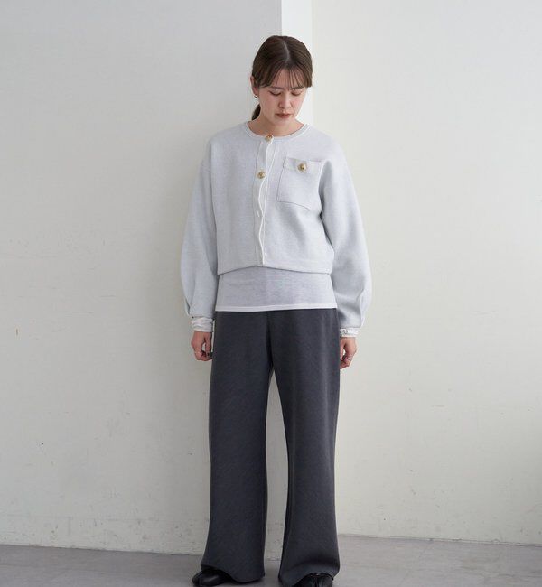  「ラメニットカーディガン」|カーディガン|