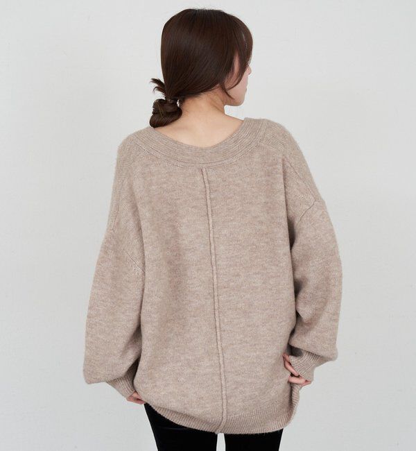  「【@kanako_ikiコラボカラー】【全骨格キレイ見え】ウェーブネックニット」|ニット・セーター|