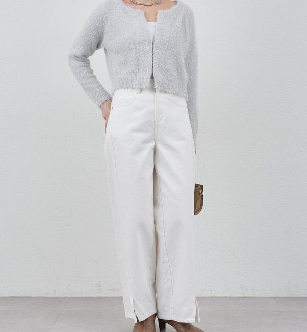  「ラメシャギーニットカーデ」|カーディガン|