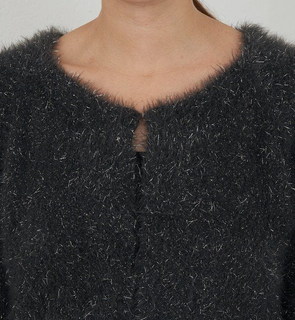  「ラメシャギーニットカーデ」|カーディガン|