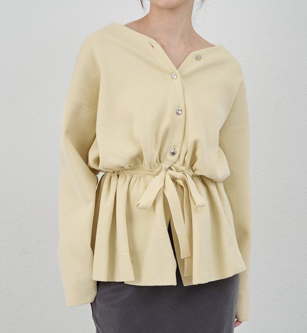  「3WAYペプラムカーディガン」|カーディガン|