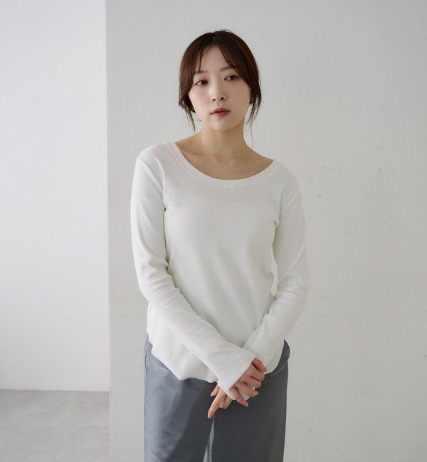  「ベアテレコロングスリーブカットソー」|Tシャツ・カットソー|