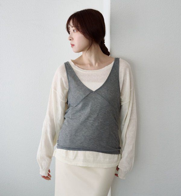  「シアーワイドニット」|ニット・セーター|