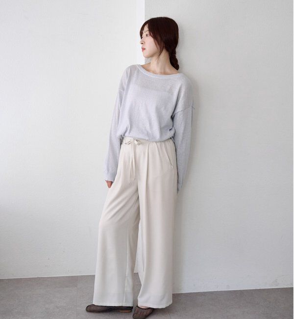  「シアーワイドニット」|ニット・セーター|