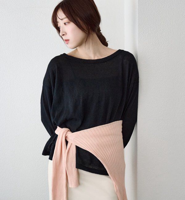  「シアーワイドニット」|ニット・セーター|