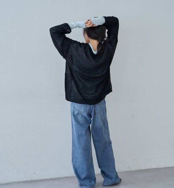  「リネンオーバーニット」|ニット・セーター|