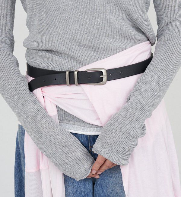  「シルバーバッグルベルト」|ベルト|