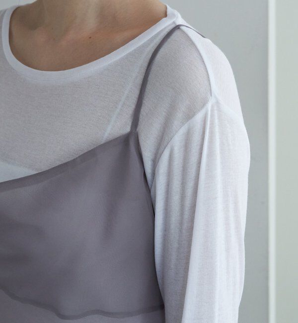  「オーガンジーキャミワンピース」|ワンピース|