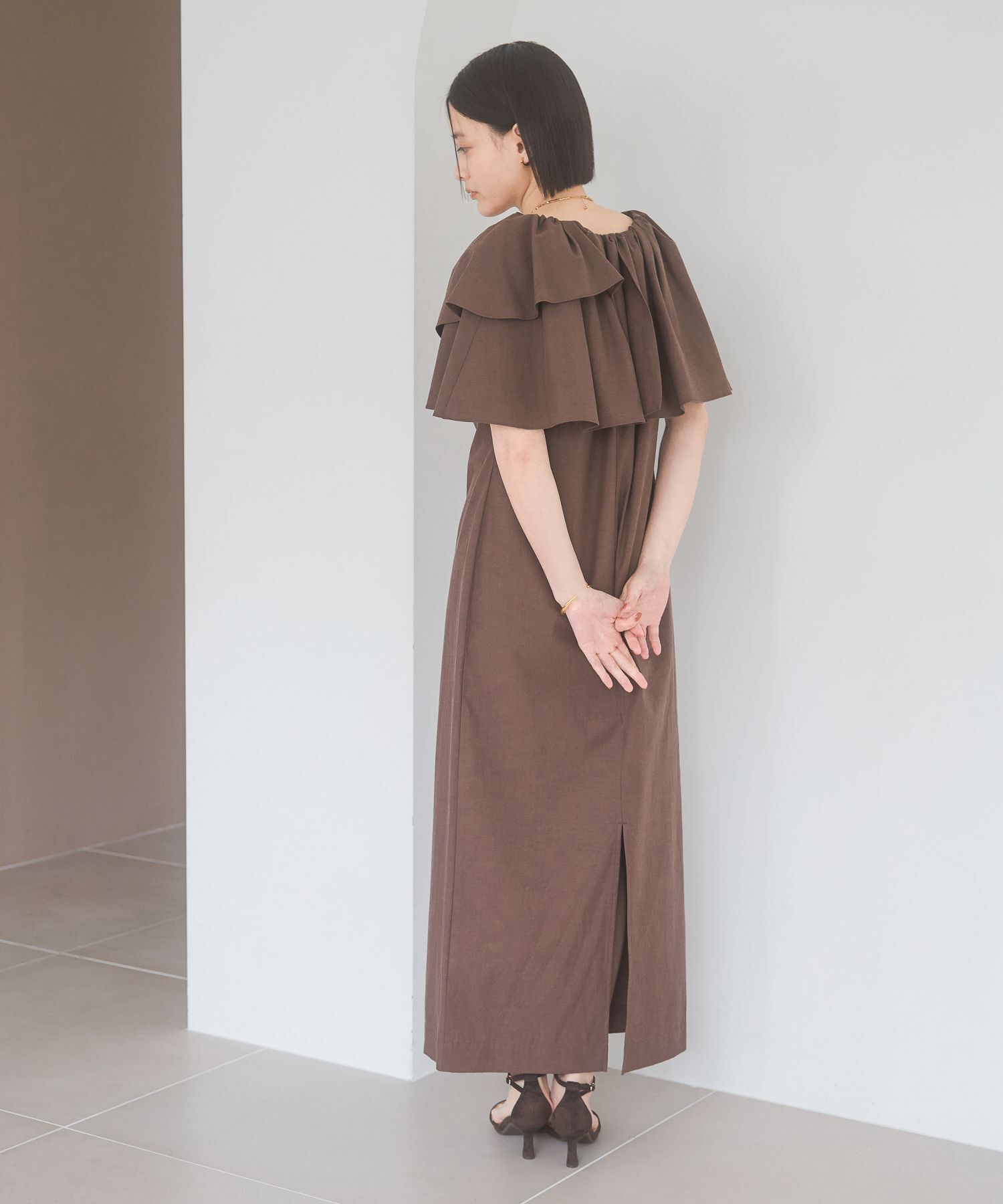 A part by 「アシメフリルマルチワンピース」|ワンピース|