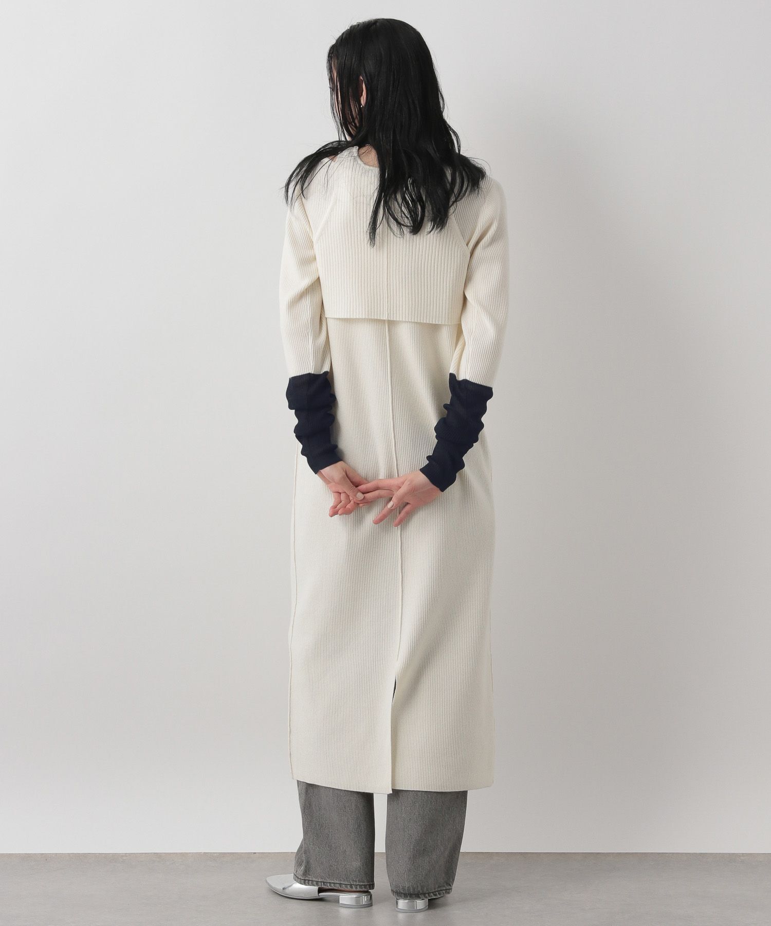 LOWRYS FARM「タンクトップ&ソデシアーワンピース」|ワンピース|