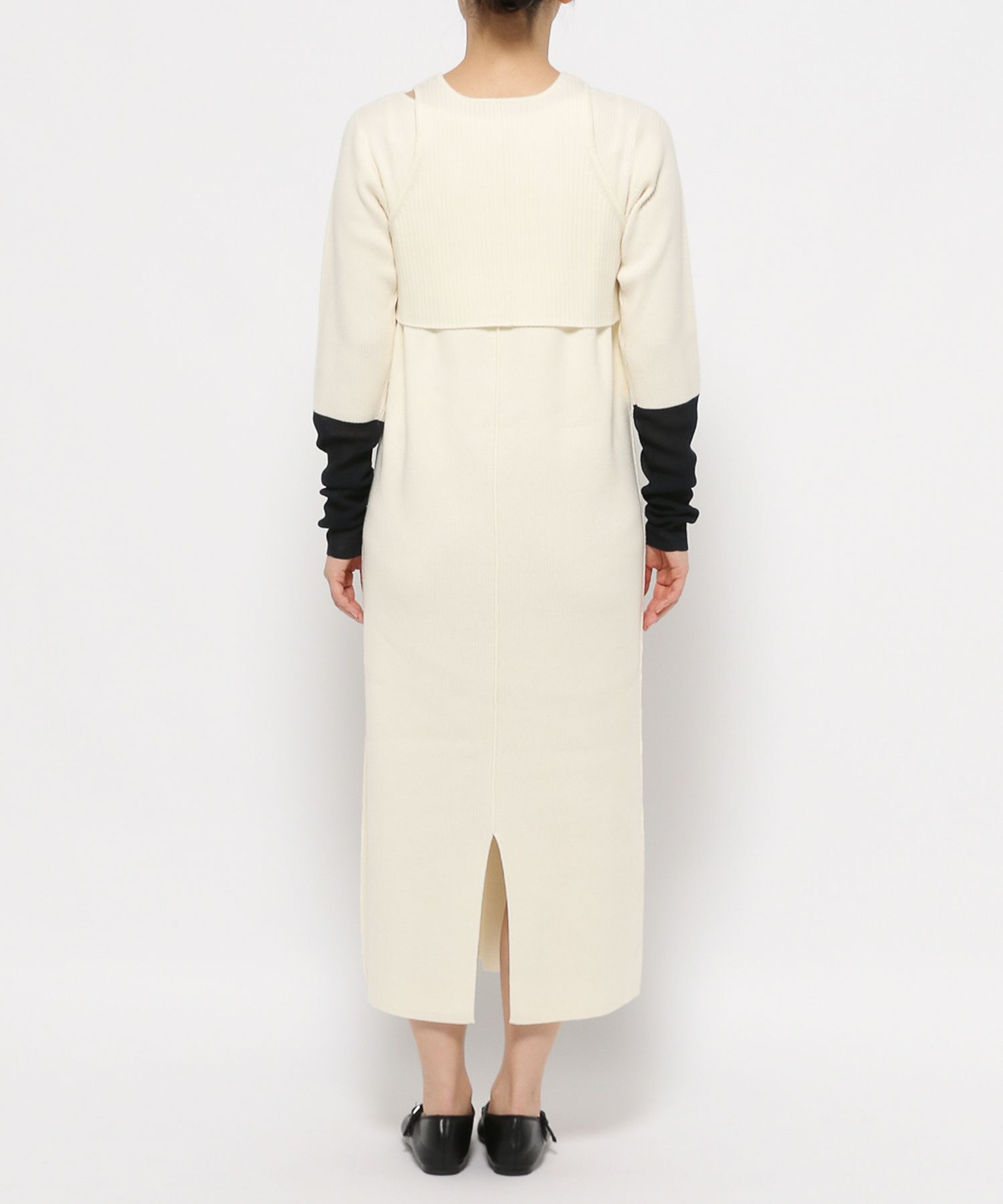 LOWRYS FARM「タンクトップ&ソデシアーワンピース」|ワンピース|